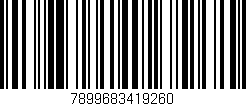 Código de barras (EAN, GTIN, SKU, ISBN): '7899683419260'