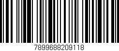 Código de barras (EAN, GTIN, SKU, ISBN): '7899688209118'