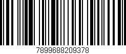 Código de barras (EAN, GTIN, SKU, ISBN): '7899688209378'