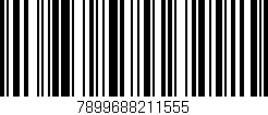 Código de barras (EAN, GTIN, SKU, ISBN): '7899688211555'