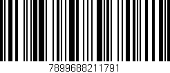 Código de barras (EAN, GTIN, SKU, ISBN): '7899688211791'