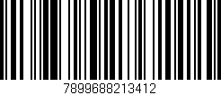 Código de barras (EAN, GTIN, SKU, ISBN): '7899688213412'