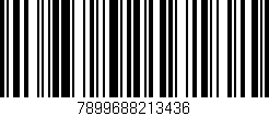Código de barras (EAN, GTIN, SKU, ISBN): '7899688213436'