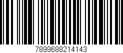 Código de barras (EAN, GTIN, SKU, ISBN): '7899688214143'