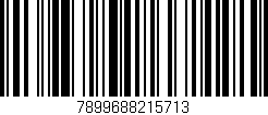 Código de barras (EAN, GTIN, SKU, ISBN): '7899688215713'