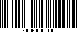 Código de barras (EAN, GTIN, SKU, ISBN): '7899698004109'