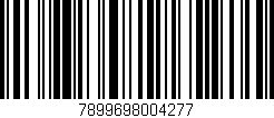 Código de barras (EAN, GTIN, SKU, ISBN): '7899698004277'