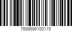 Código de barras (EAN, GTIN, SKU, ISBN): '7899698100115'