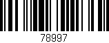 Código de barras (EAN, GTIN, SKU, ISBN): '78997'