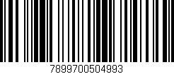 Código de barras (EAN, GTIN, SKU, ISBN): '7899700504993'