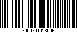 Código de barras (EAN, GTIN, SKU, ISBN): '7899701926985'