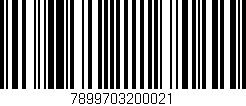 Código de barras (EAN, GTIN, SKU, ISBN): '7899703200021'