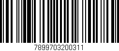 Código de barras (EAN, GTIN, SKU, ISBN): '7899703200311'