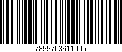 Código de barras (EAN, GTIN, SKU, ISBN): '7899703611995'