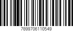 Código de barras (EAN, GTIN, SKU, ISBN): '7899706110549'