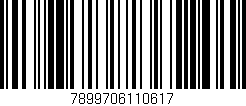Código de barras (EAN, GTIN, SKU, ISBN): '7899706110617'
