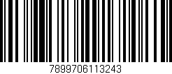 Código de barras (EAN, GTIN, SKU, ISBN): '7899706113243'