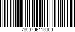 Código de barras (EAN, GTIN, SKU, ISBN): '7899706118309'