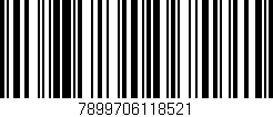 Código de barras (EAN, GTIN, SKU, ISBN): '7899706118521'