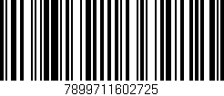 Código de barras (EAN, GTIN, SKU, ISBN): '7899711602725'