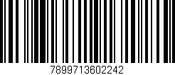 Código de barras (EAN, GTIN, SKU, ISBN): '7899713602242'