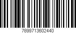 Código de barras (EAN, GTIN, SKU, ISBN): '7899713602440'