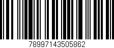 Código de barras (EAN, GTIN, SKU, ISBN): '78997143505862'