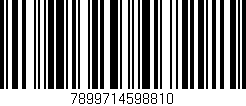 Código de barras (EAN, GTIN, SKU, ISBN): '7899714598810'