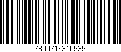 Código de barras (EAN, GTIN, SKU, ISBN): '7899716310939'