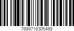 Código de barras (EAN, GTIN, SKU, ISBN): '7899718305469'