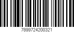 Código de barras (EAN, GTIN, SKU, ISBN): '7899724200321'