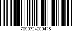 Código de barras (EAN, GTIN, SKU, ISBN): '7899724200475'