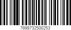 Código de barras (EAN, GTIN, SKU, ISBN): '7899732500253'
