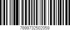 Código de barras (EAN, GTIN, SKU, ISBN): '7899732502059'
