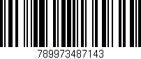 Código de barras (EAN, GTIN, SKU, ISBN): '789973487143'