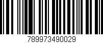 Código de barras (EAN, GTIN, SKU, ISBN): '789973490029'