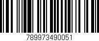 Código de barras (EAN, GTIN, SKU, ISBN): '789973490051'