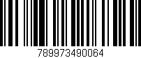 Código de barras (EAN, GTIN, SKU, ISBN): '789973490064'