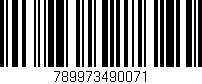 Código de barras (EAN, GTIN, SKU, ISBN): '789973490071'