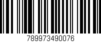 Código de barras (EAN, GTIN, SKU, ISBN): '789973490076'