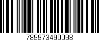 Código de barras (EAN, GTIN, SKU, ISBN): '789973490098'