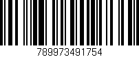 Código de barras (EAN, GTIN, SKU, ISBN): '789973491754'