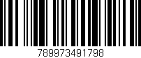 Código de barras (EAN, GTIN, SKU, ISBN): '789973491798'