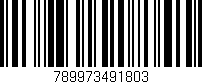 Código de barras (EAN, GTIN, SKU, ISBN): '789973491803'