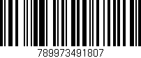 Código de barras (EAN, GTIN, SKU, ISBN): '789973491807'