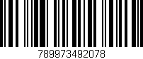 Código de barras (EAN, GTIN, SKU, ISBN): '789973492078'