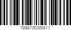 Código de barras (EAN, GTIN, SKU, ISBN): '7899735305817'