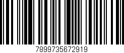 Código de barras (EAN, GTIN, SKU, ISBN): '7899735672919'