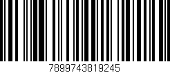 Código de barras (EAN, GTIN, SKU, ISBN): '7899743819245'