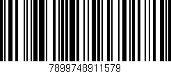 Código de barras (EAN, GTIN, SKU, ISBN): '7899748911579'